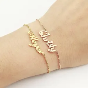 Personalized Three Name Bracelet