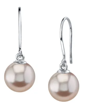 Pink Freshwater Pearl Linda Dangling Earrings