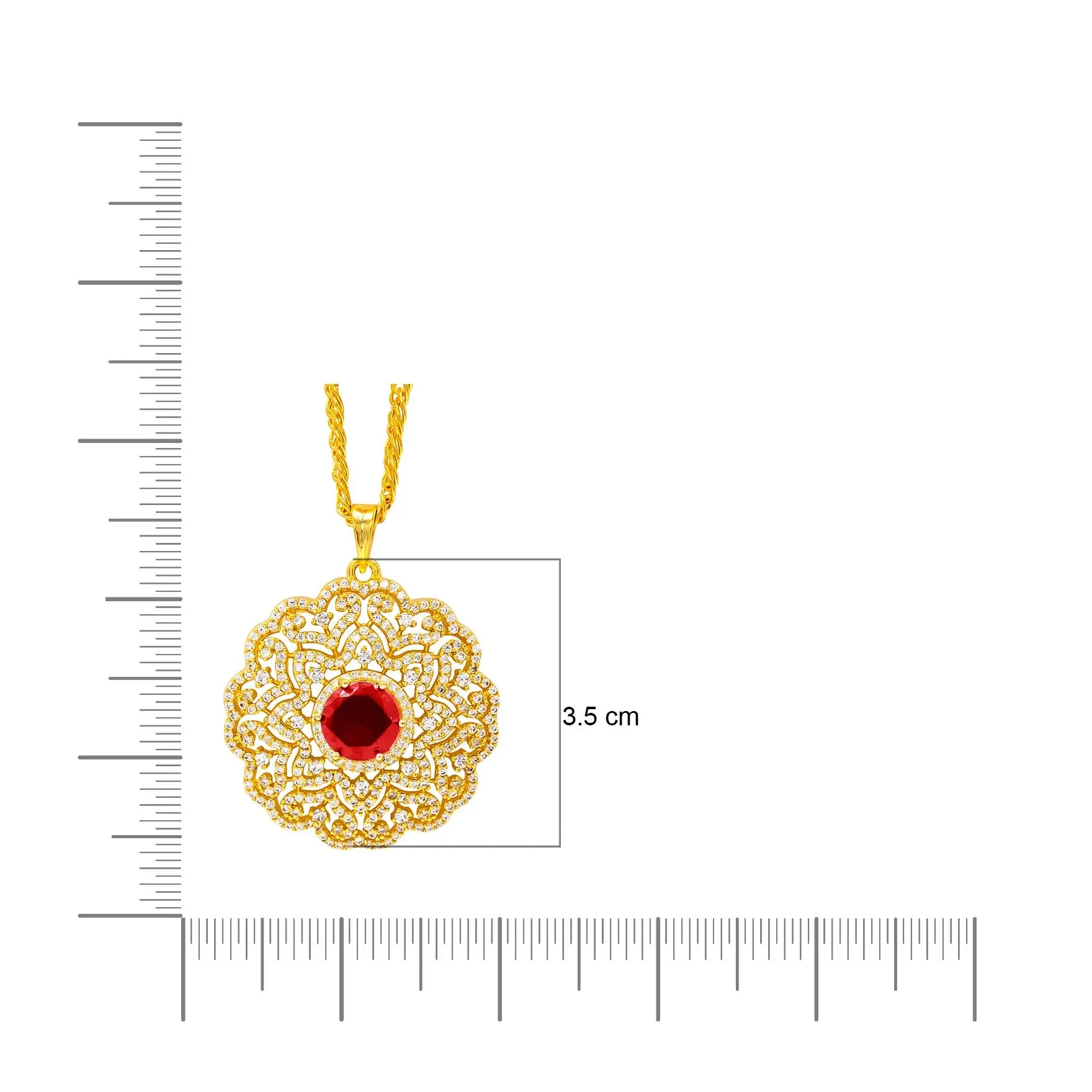 PREMIUM GOLD PENDANT AND PREMIUM STUD PMSLT2WX-003, PMSST3WX-052