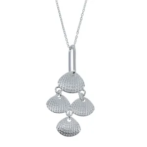 Pretty Scallop Shell Drop Necklace