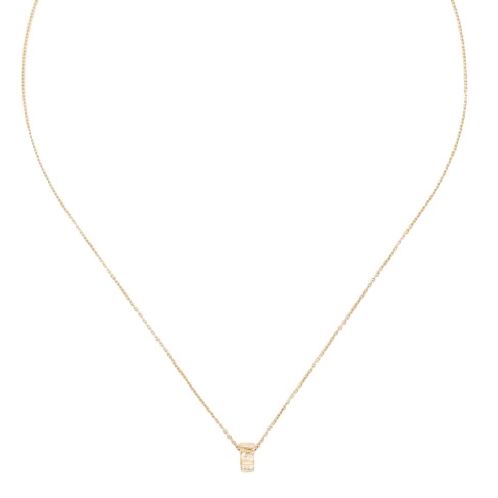 Ride love semi-pavé small necklace