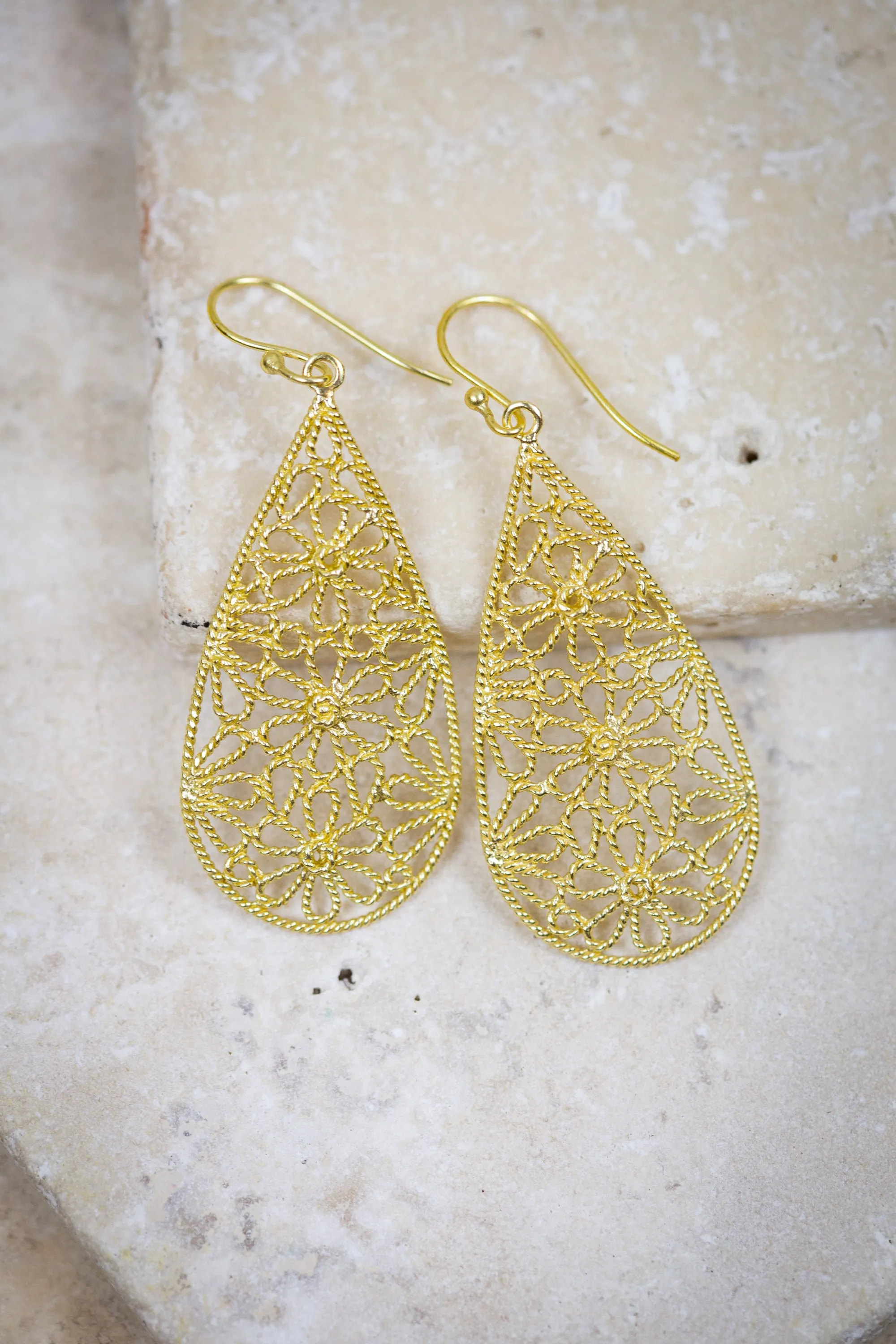 Secret Garden Teardrop Earrings