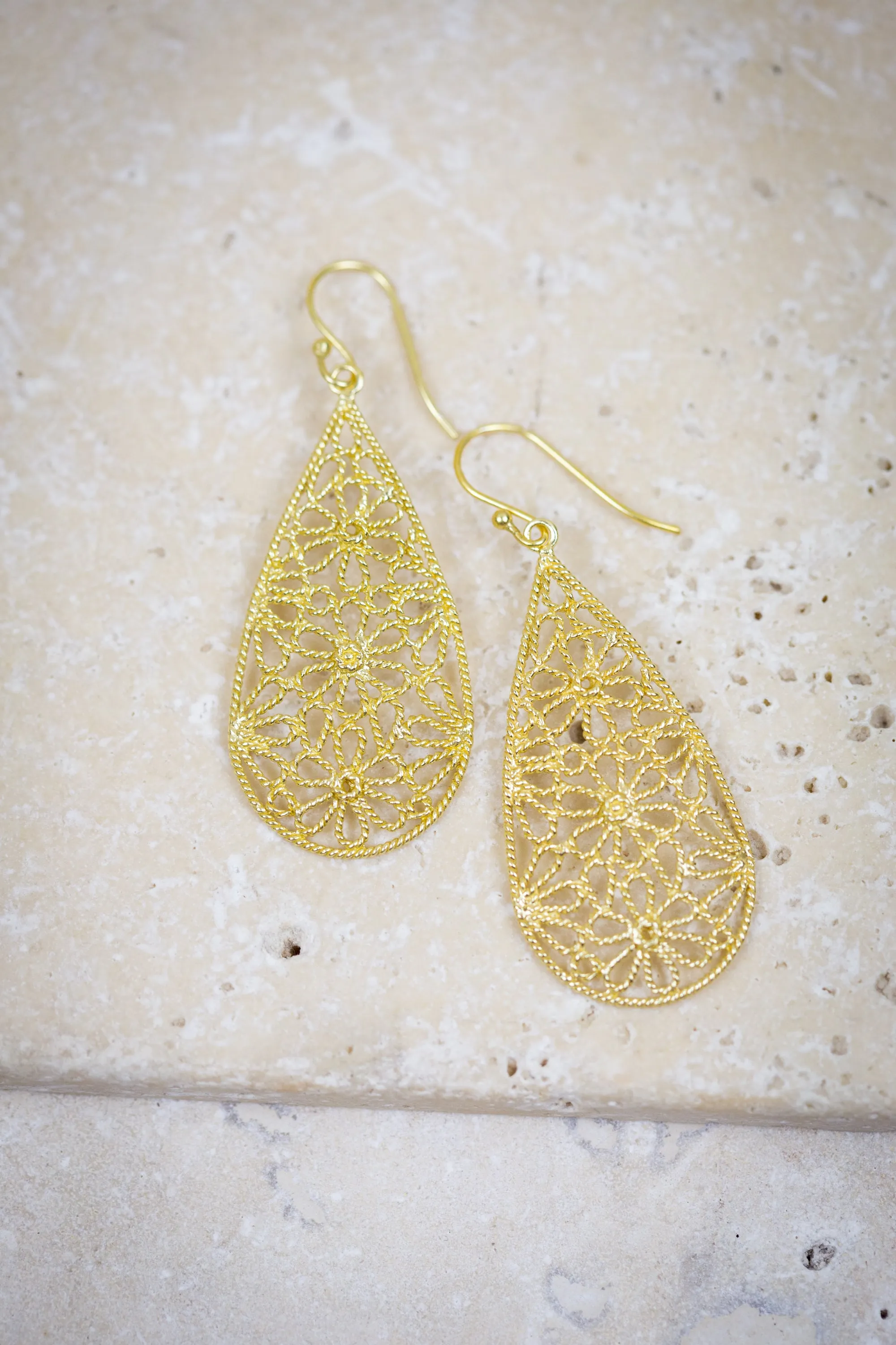 Secret Garden Teardrop Earrings