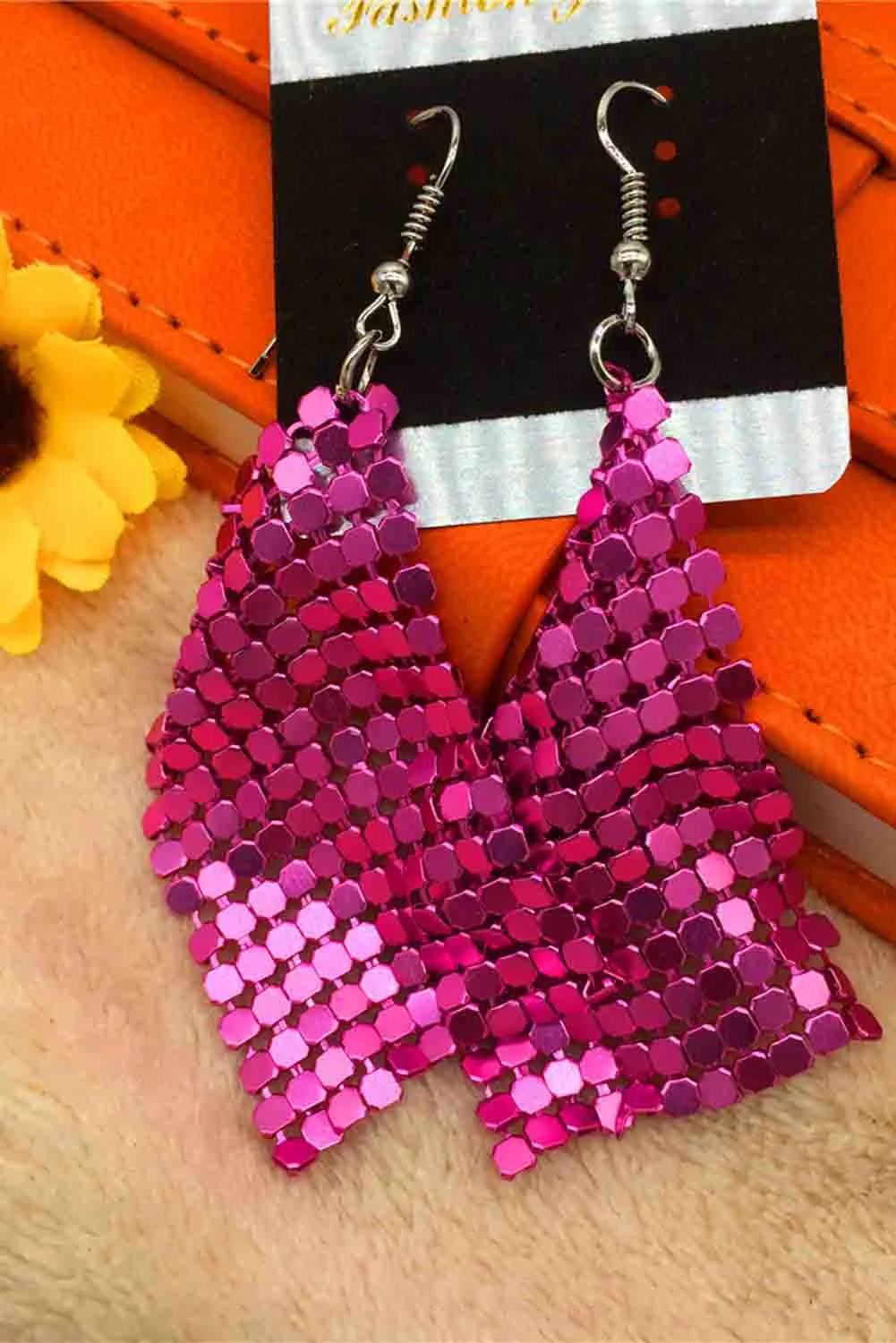 Sequin Geometric Party Design  Earrings