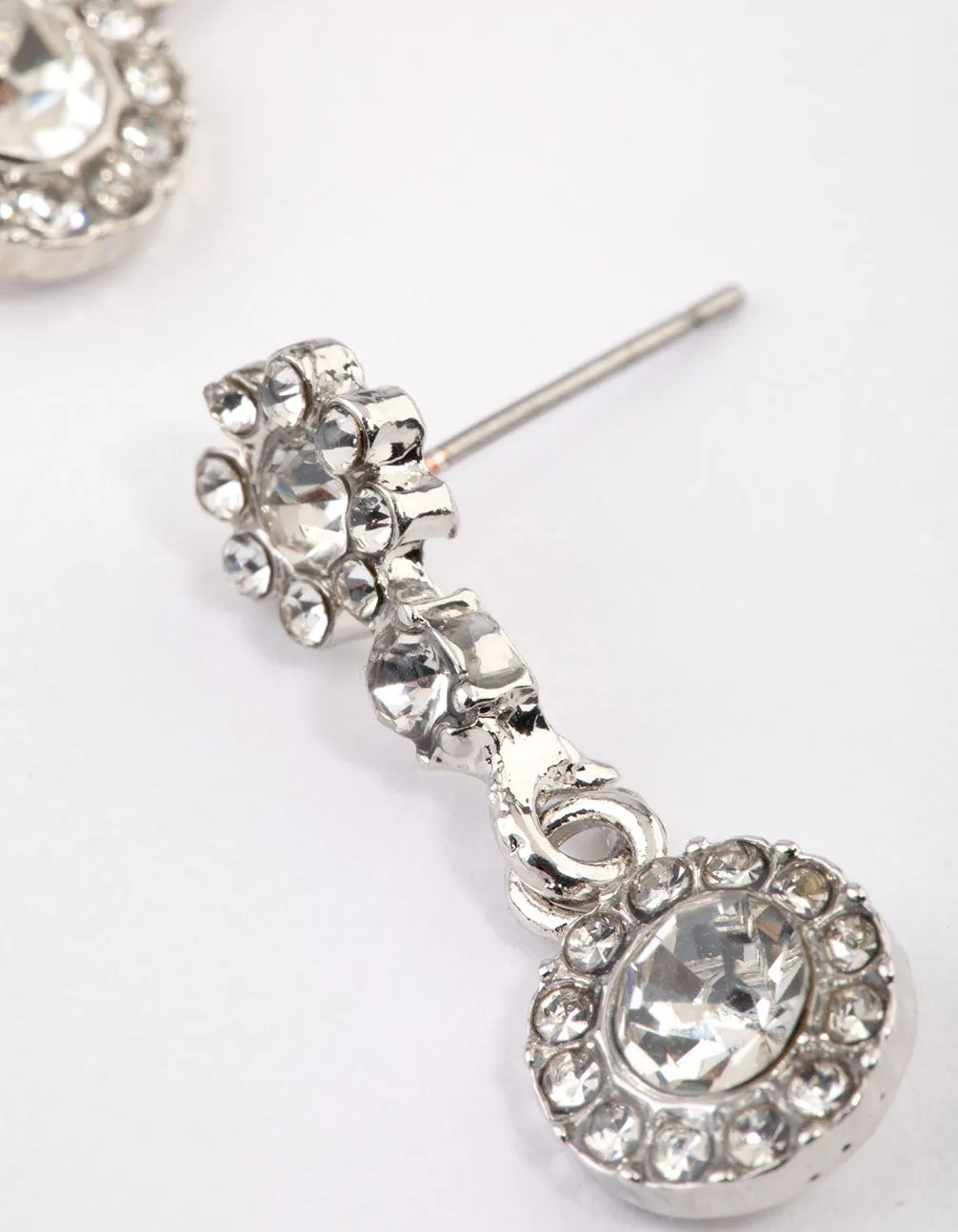 Silver Classic Signet Drop Earrings & Polishing Set