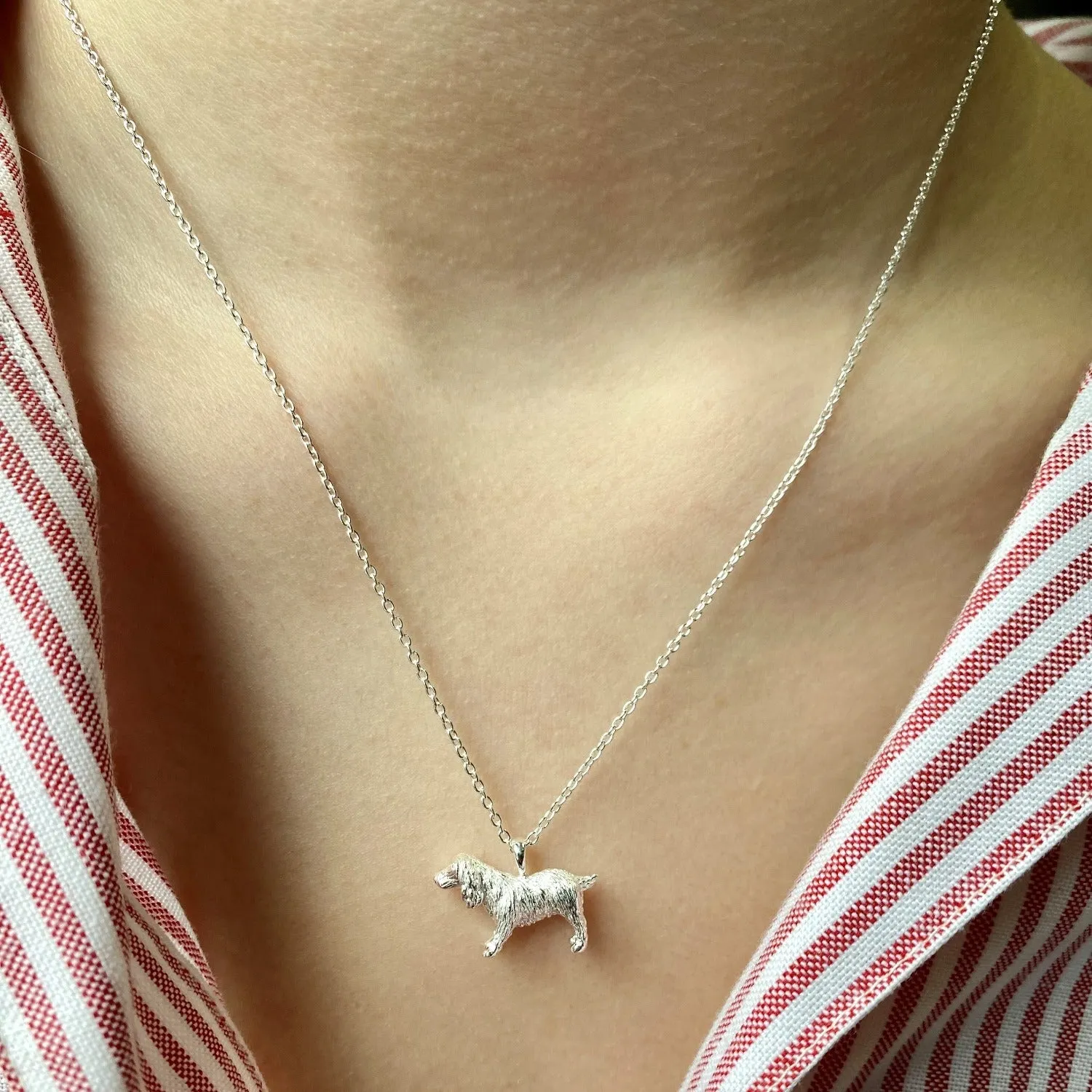 Silver Spaniel Necklace