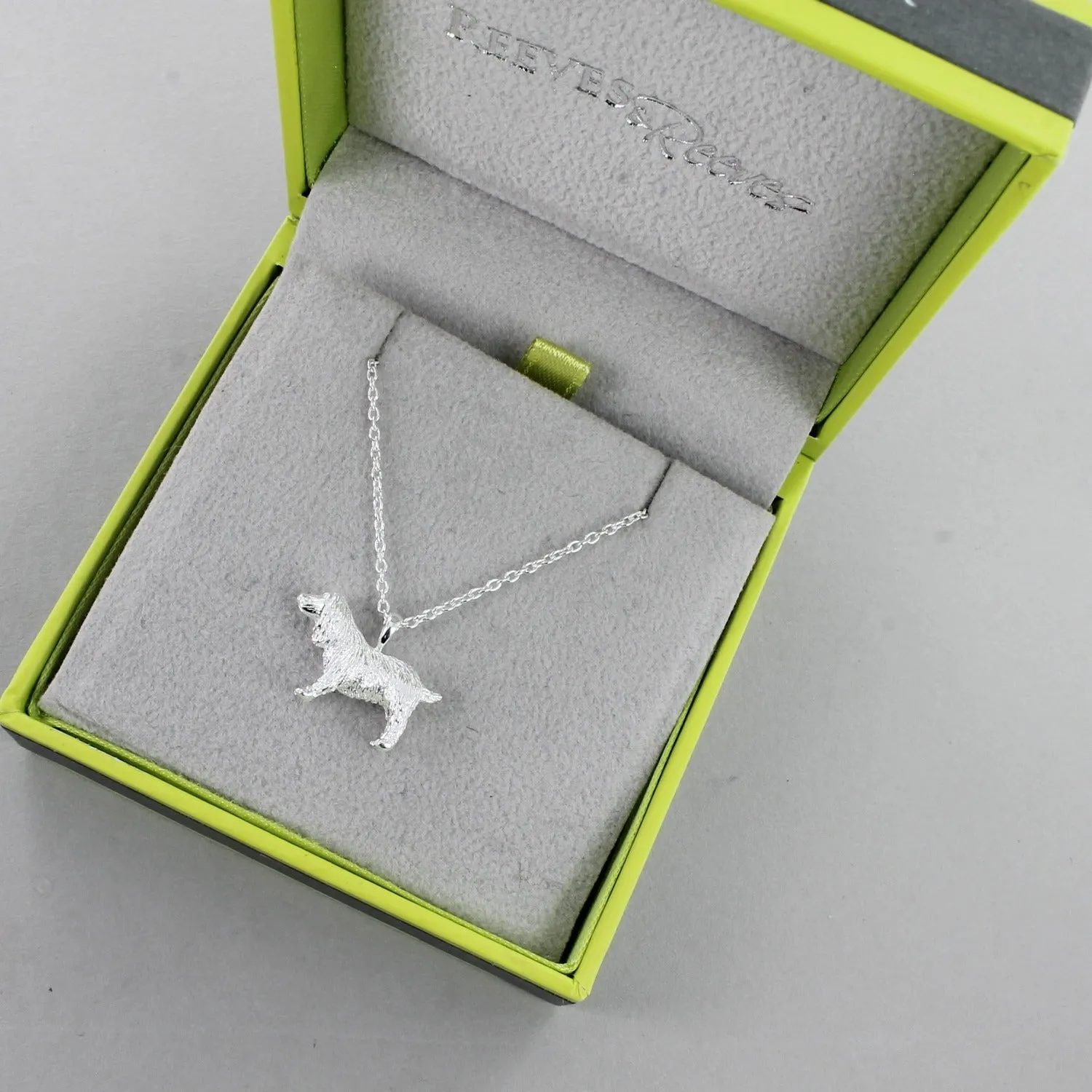 Silver Spaniel Necklace