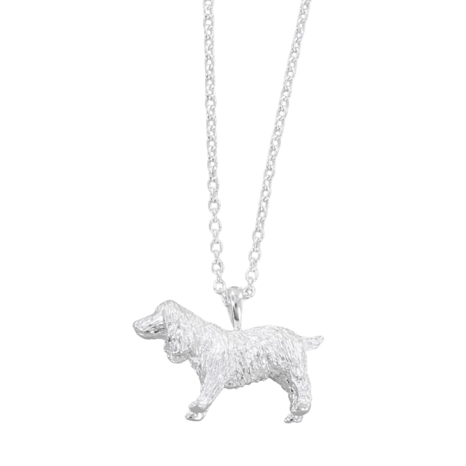 Silver Spaniel Necklace