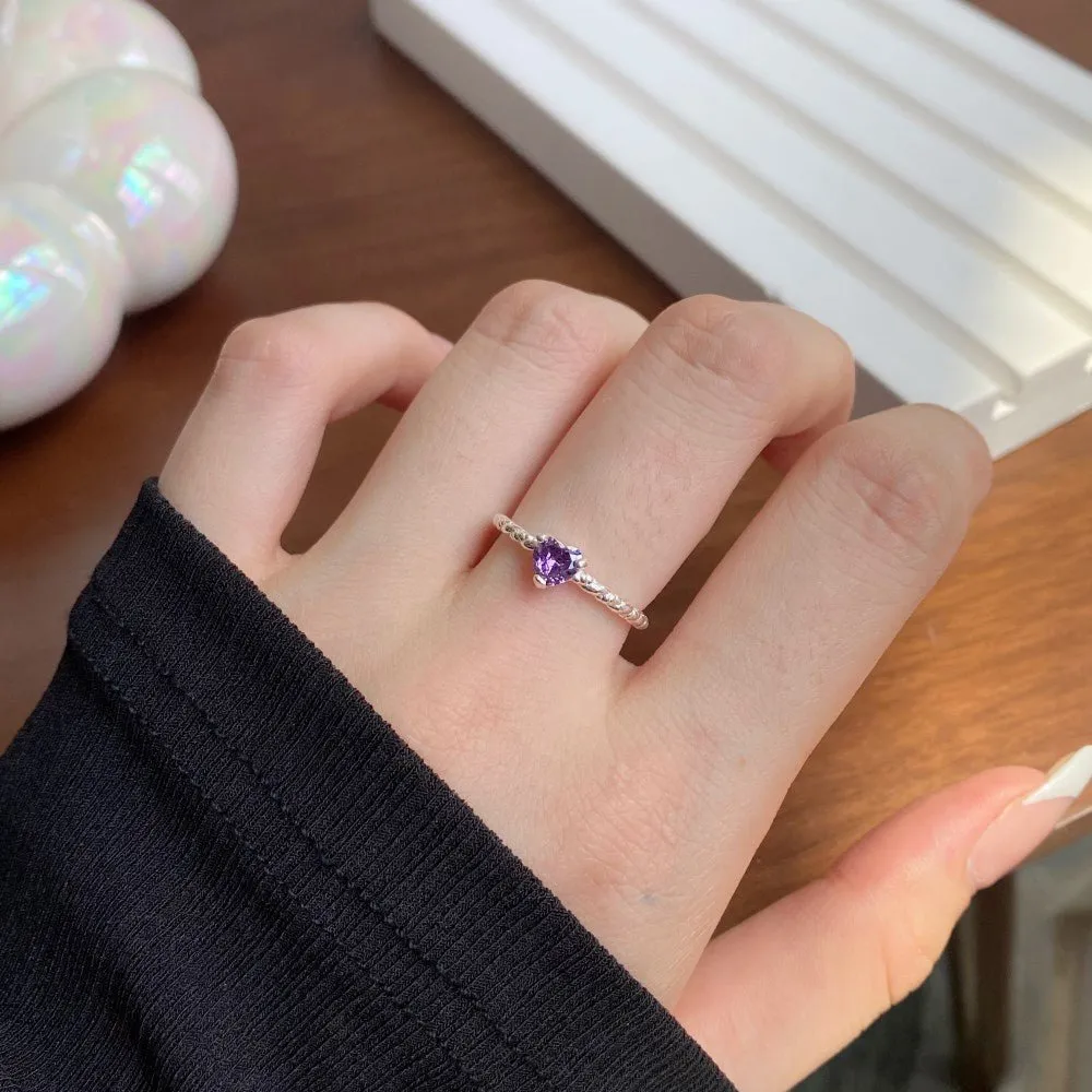 Simple heart ring