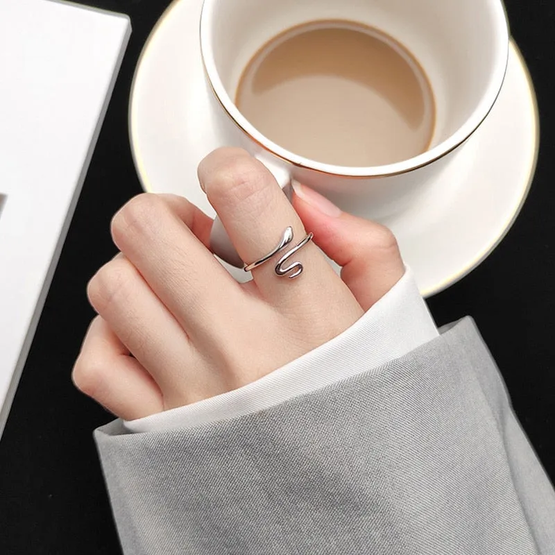 Simple Open Snake Ring