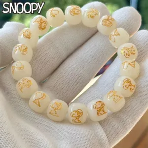 Snoopy Anime Couples Amulet Charm Bracelets Birthday Gift