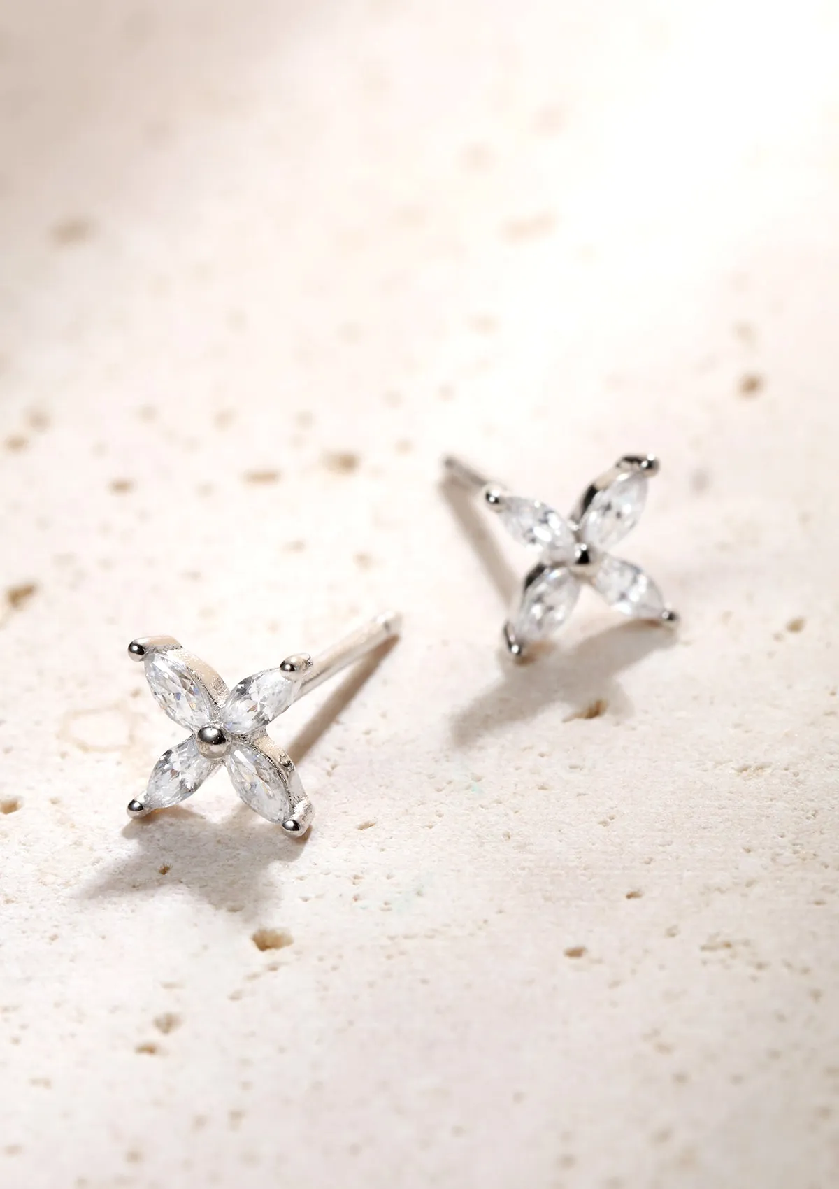 Springtime Stud Earrings Sterling Silver