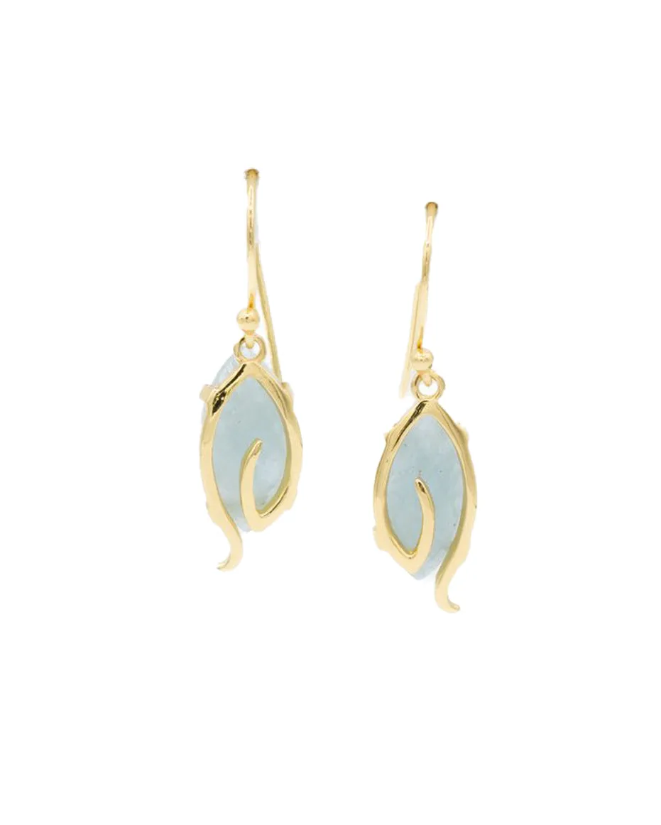 Stand Tall Classic Earrings (Aquamarine)