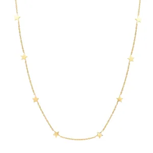 Star Delicate Necklace Gold