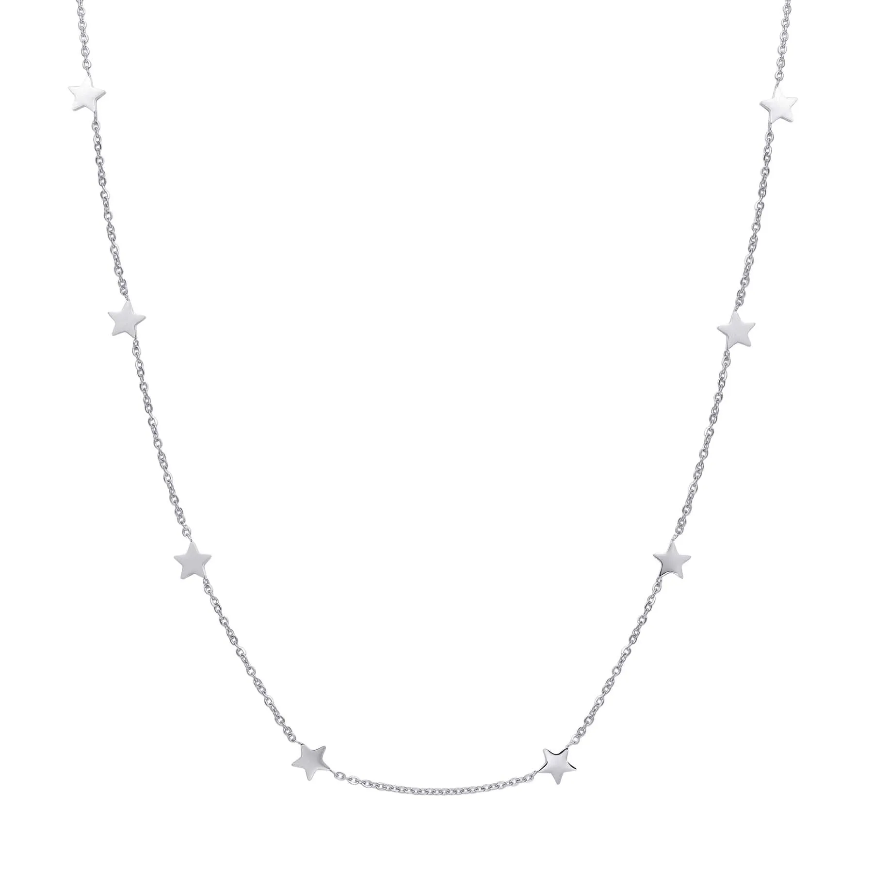 Star Delicate Necklace Silver