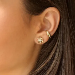 Star Set 3 Diamond Ear Cuff