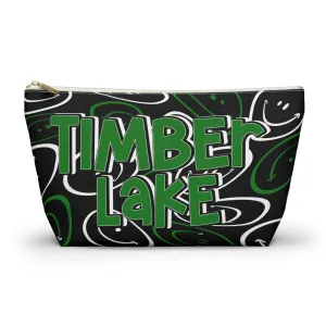 Timber Lake Smiley Face Makeup Bag