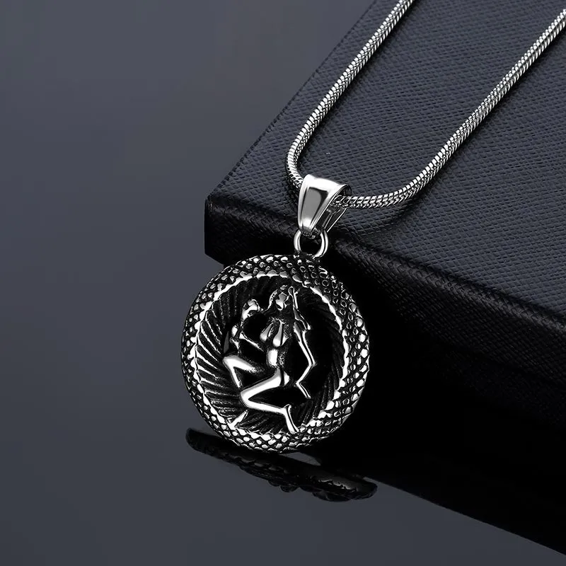 Tokyo Mart Men Zodiac Virgo Necklace Pendant Star Sign Constellation Jewelry Women Boys Girls Birthday Gift