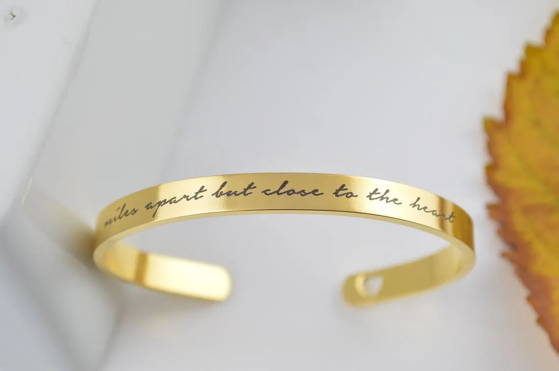 Uplifting Cuff Bracelet Bridesmaid Gift