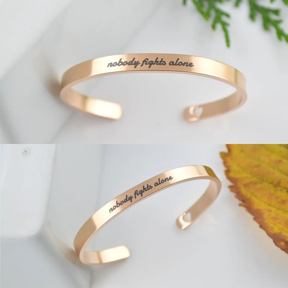 Uplifting Cuff Bracelet Bridesmaid Gift