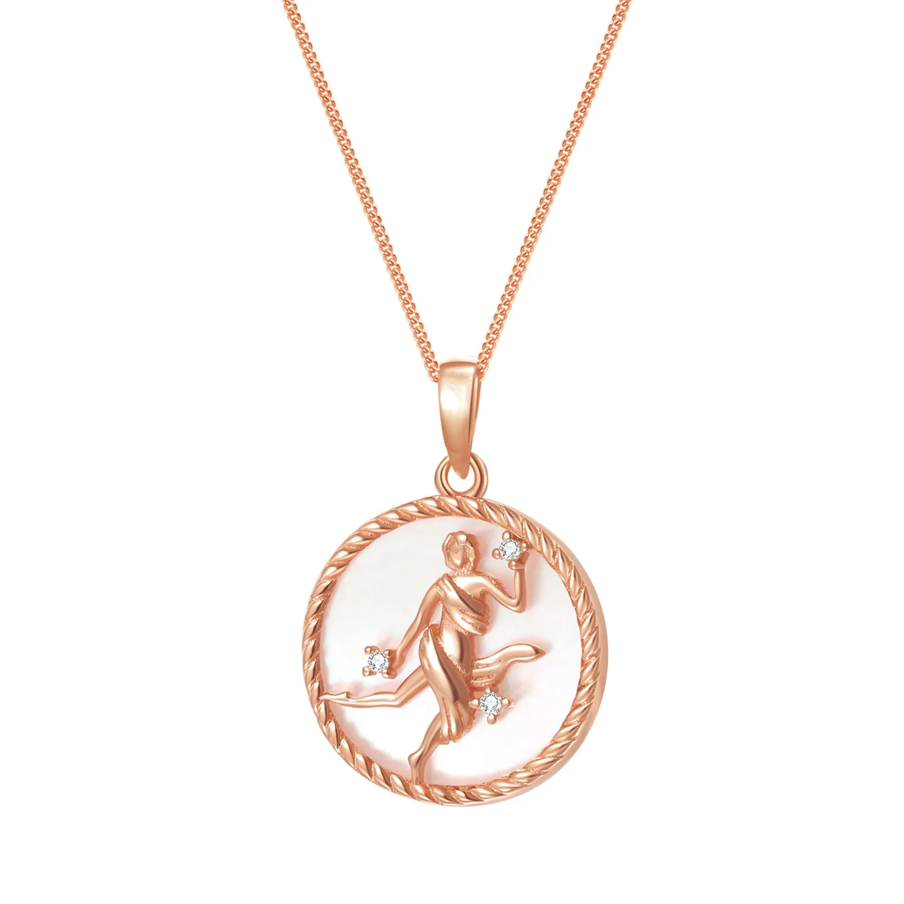 Virgo Zodiac Pendant Necklace