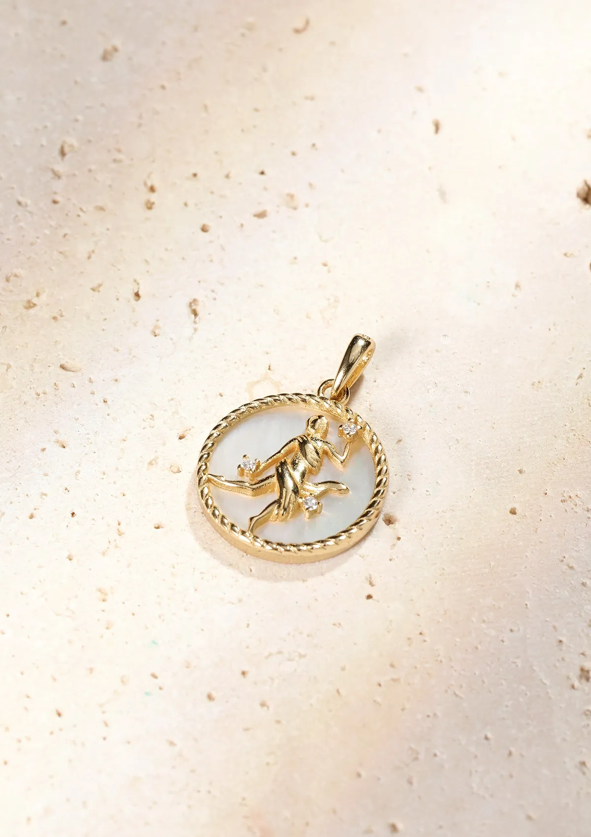 Virgo Zodiac Pendant Necklace