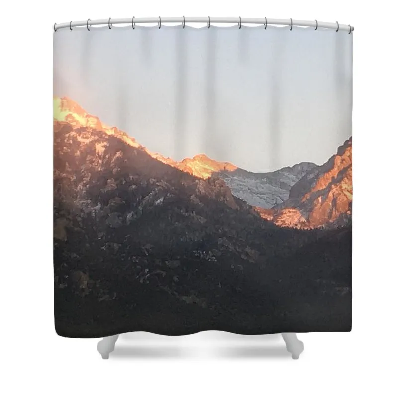 Winter Magic Hour Crestone - Shower Curtain